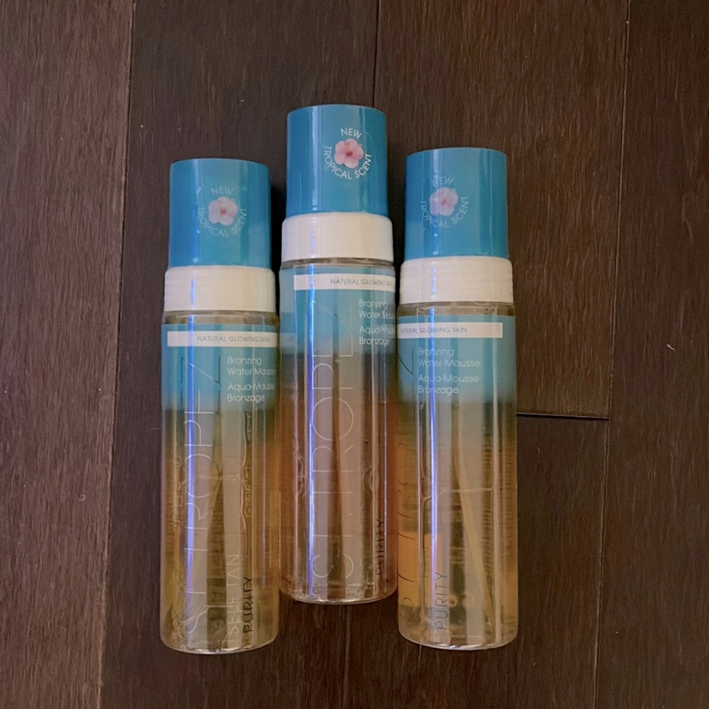 St. Tropez Purity Bronzing Water Mousse x3